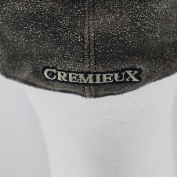 Cremieux Leather Newsboy Cap Men L/XL Gray Golf Casual Staple Timeless Classic - Picture 4 of 13